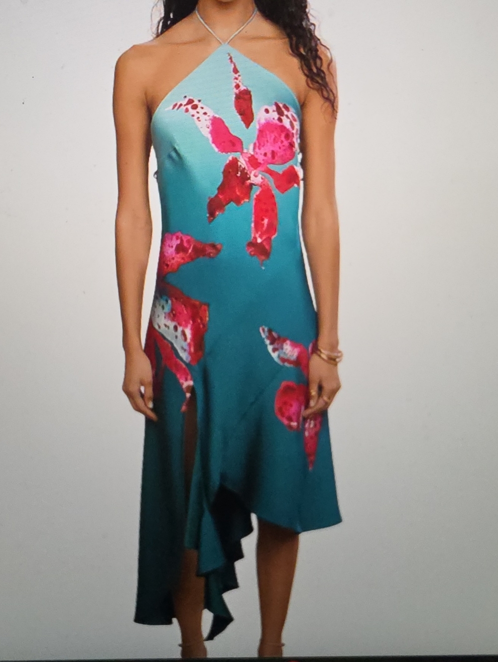 Amur Alohi Placed Print Dress Size 4